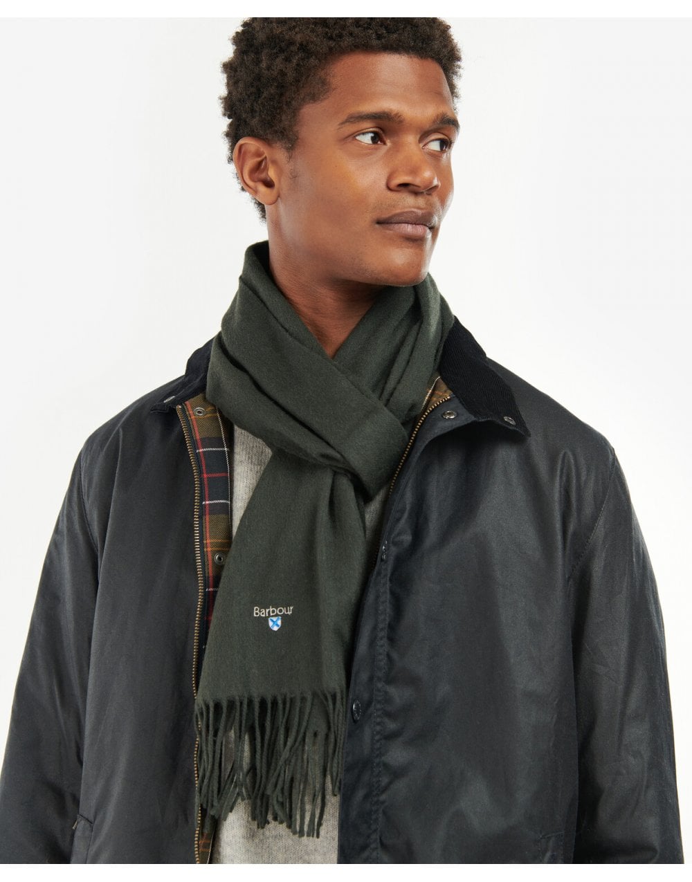 Young Ideas/Henmores - Plain Lambswool Scarf - BR11 Light Brown - OS