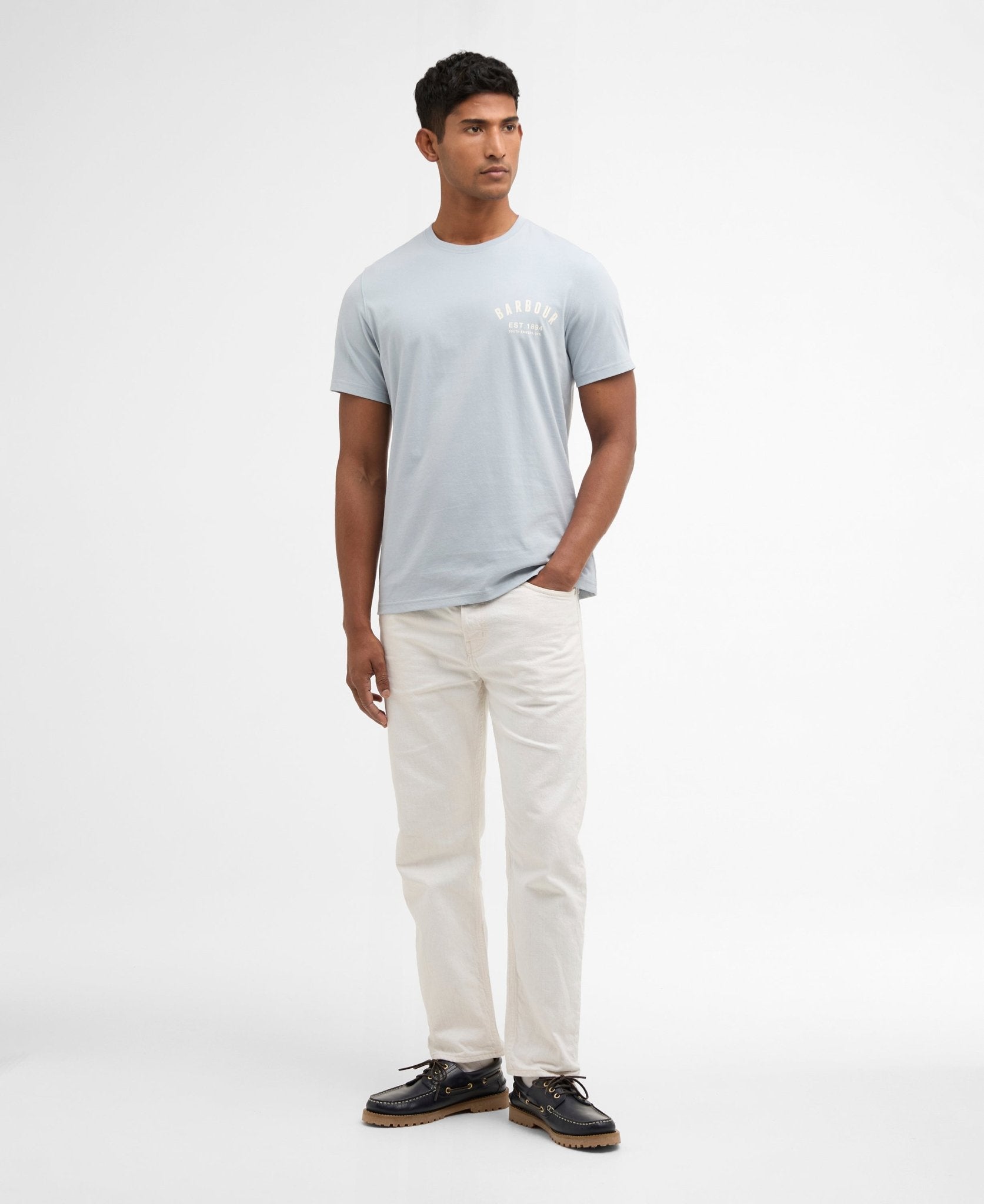 Young Ideas & Henmores - Preppy T-Shirt - BU21 Blue Haze - S