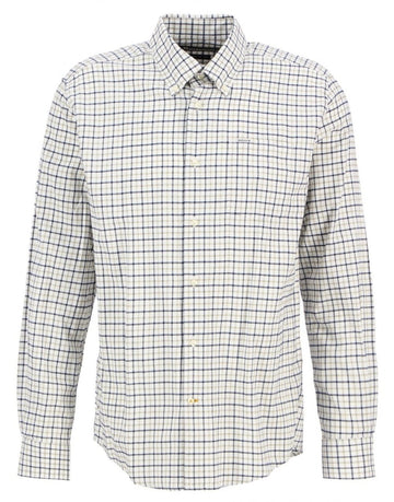 Young Ideas/Henmores - Preston Regular Tattersall Shirt - OL51 Olive - M