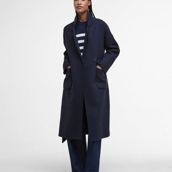 Young Ideas/Henmores - Rachel Wool Wrap Coat - NY91 Navy - 8