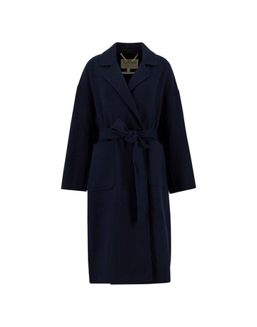 Young Ideas/Henmores - Rachel Wool Wrap Coat - NY91 Navy - 8