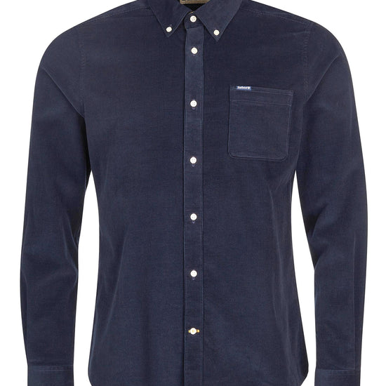Young Ideas & Henmores -Ramsey Tailored Cord Shirt -NY91 Navy -M