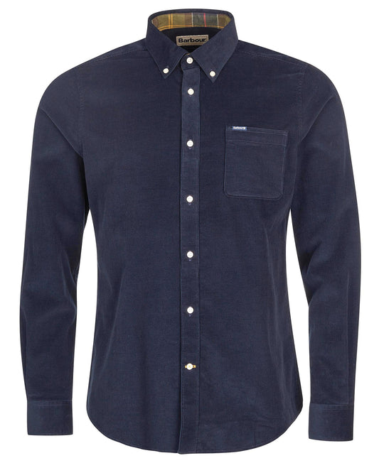 Young Ideas & Henmores -Ramsey Tailored Cord Shirt -NY91 Navy -M