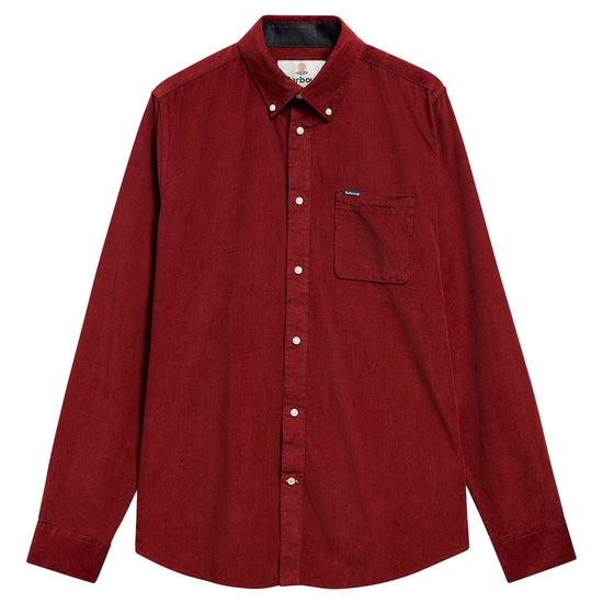 Young Ideas & Henmores -Ramsey Tailored Cord Shirt -BR57 Russet Brown -L