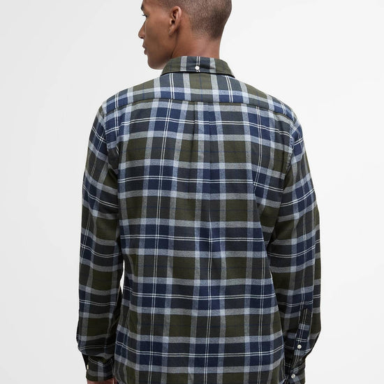 Young Ideas/Henmores - Rasay Tartan Tailored Shirt - Fernwood Tartan - M