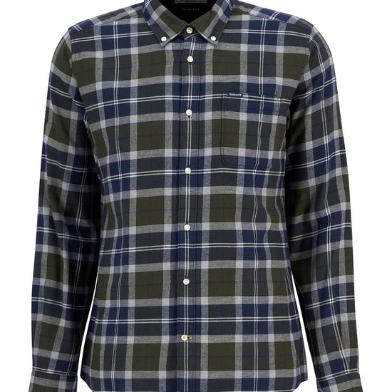 Young Ideas/Henmores - Rasay Tartan Tailored Shirt - Fernwood Tartan - M