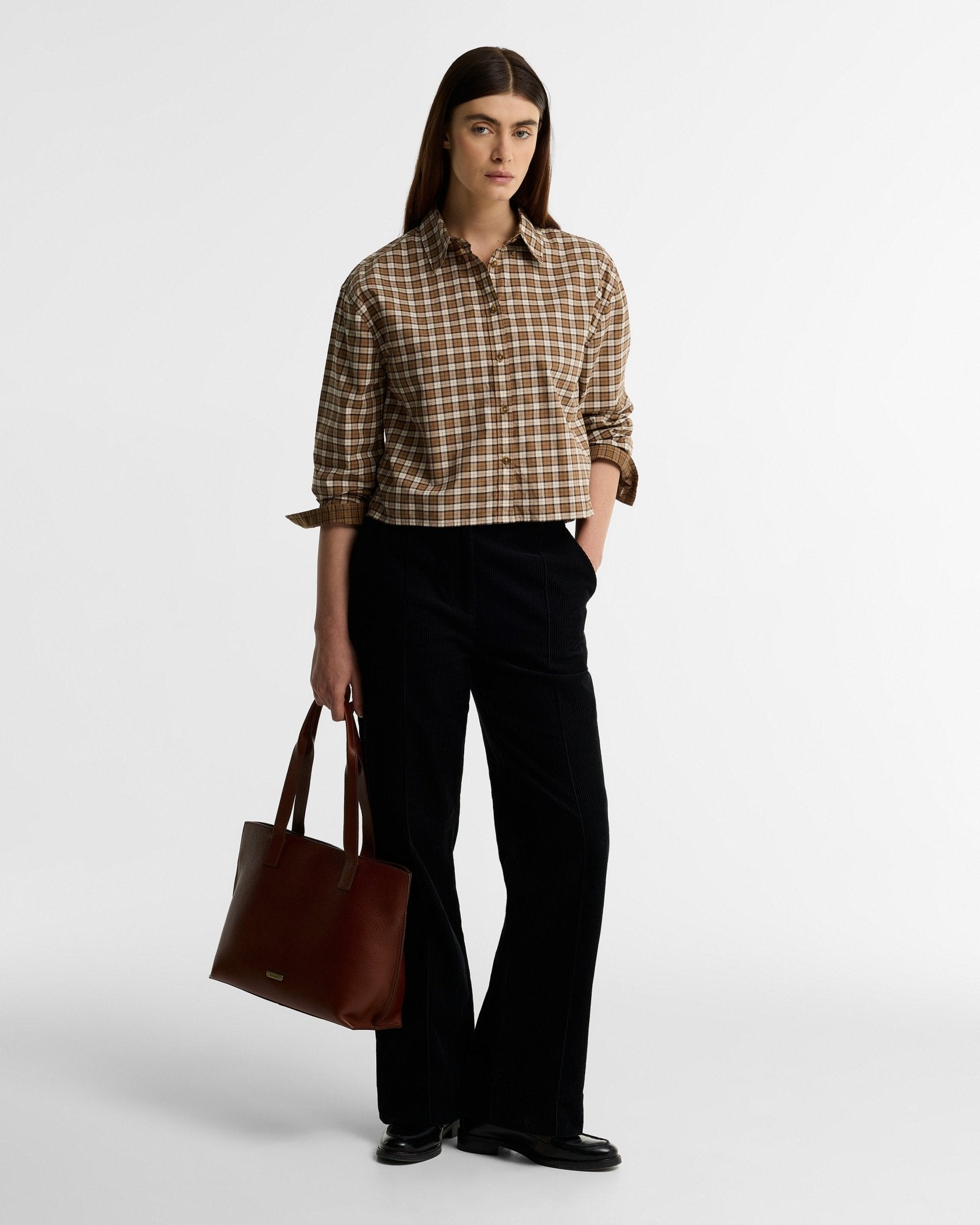Young Ideas & Henmores -Ravenshill Shirt -ST72 Lt Muted Tartan -8