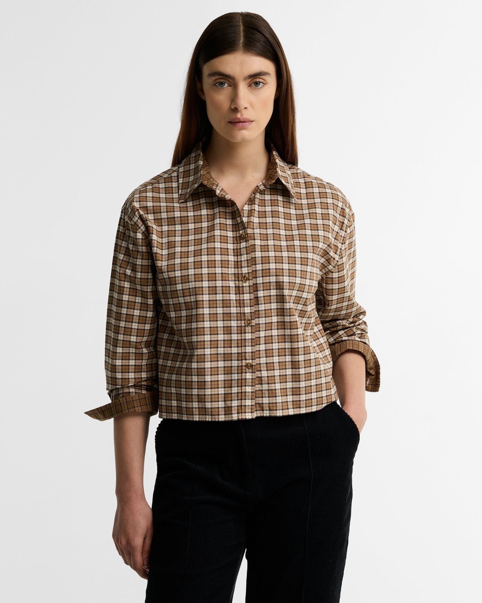 Young Ideas & Henmores -Ravenshill Shirt -ST72 Lt Muted Tartan -8