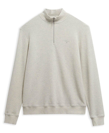 Young Ideas & Henmores - Ravensworth Half Zip Sweatshirt - BE54 Ecru Marl - M