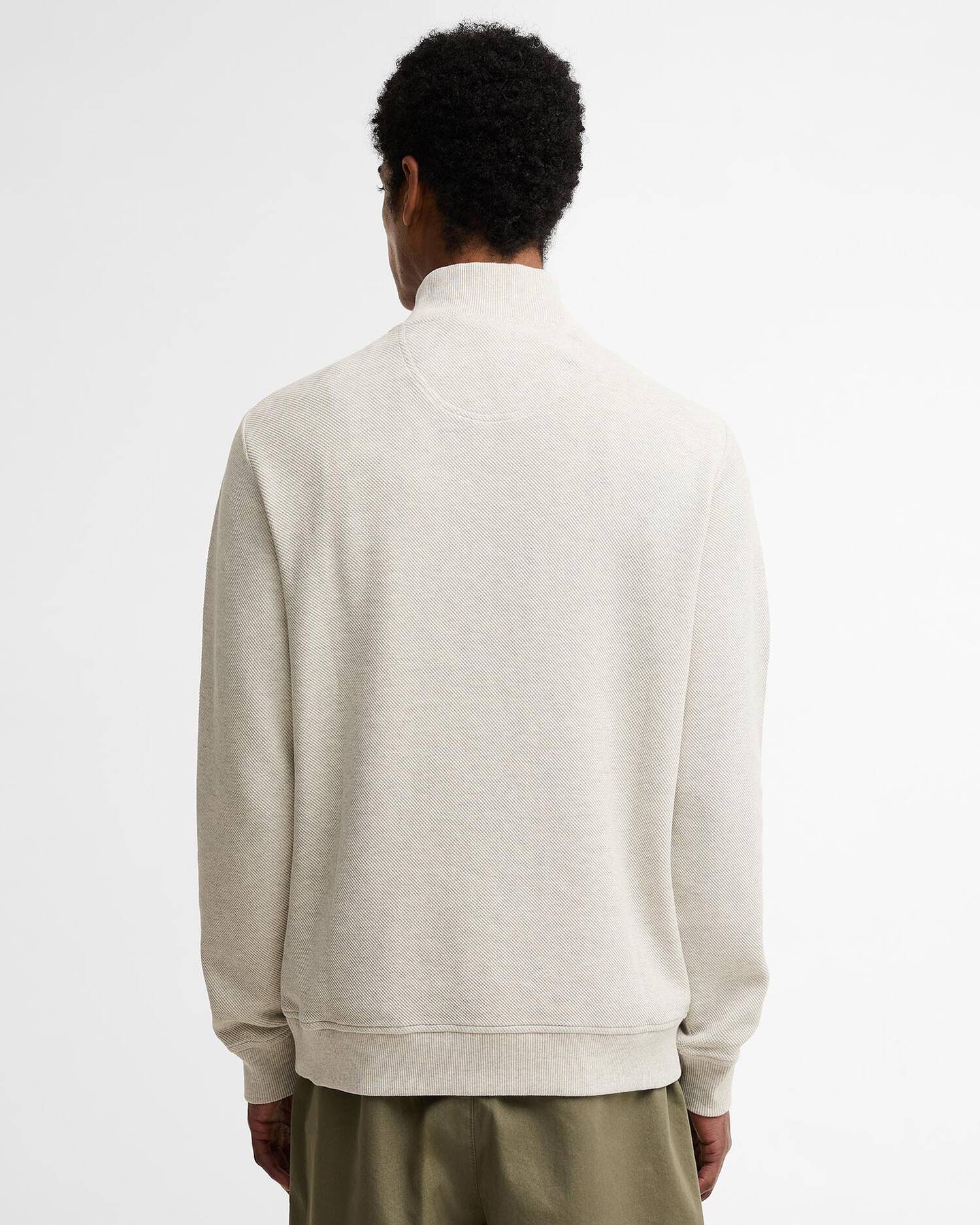 Young Ideas & Henmores - Ravensworth Half Zip Sweatshirt - TE13 Dusty Slate - M