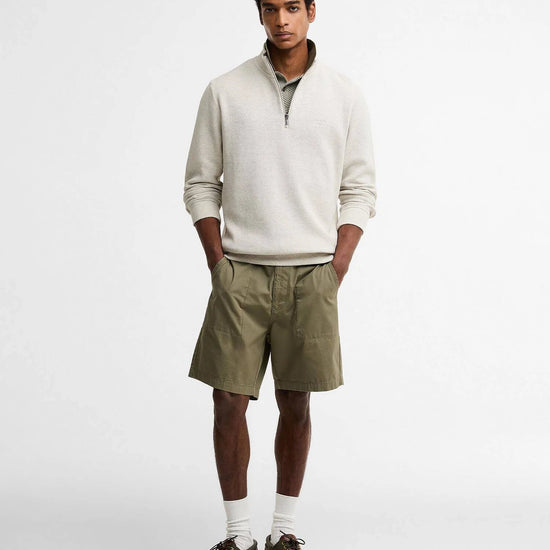 Young Ideas & Henmores - Ravensworth Half Zip Sweatshirt - TE13 Dusty Slate - M