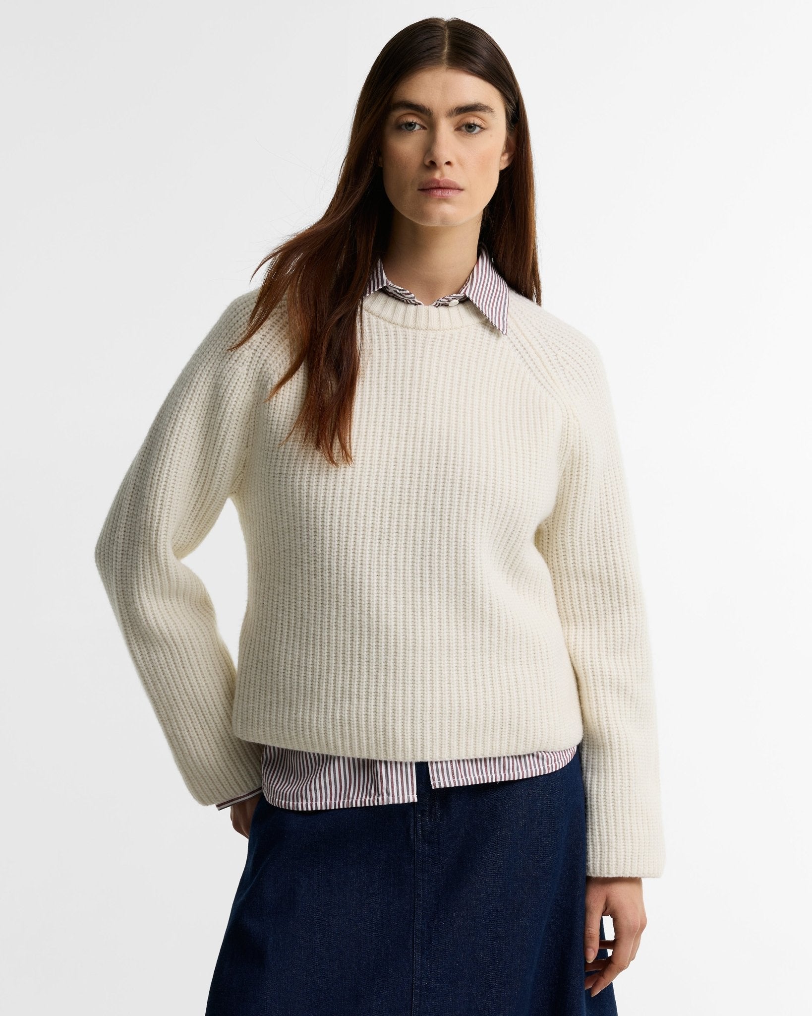 Young Ideas & Henmores -Renata Knitted Jumper -WH71 Cloud -8