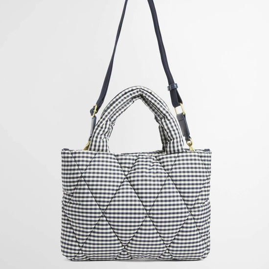 Young Ideas & Henmores - Riah Mini Quilted Tote Bag - WH11 Gingham Check - OS