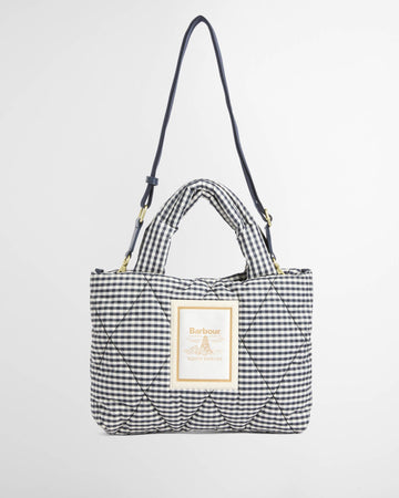 Young Ideas & Henmores - Riah Mini Quilted Tote Bag - WH11 Gingham Check - OS