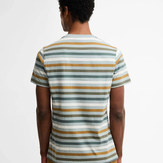 Young Ideas & Henmores - Rokeby Yarn Dye Stripe T-Shirt - TE13 Dusty Slate - M