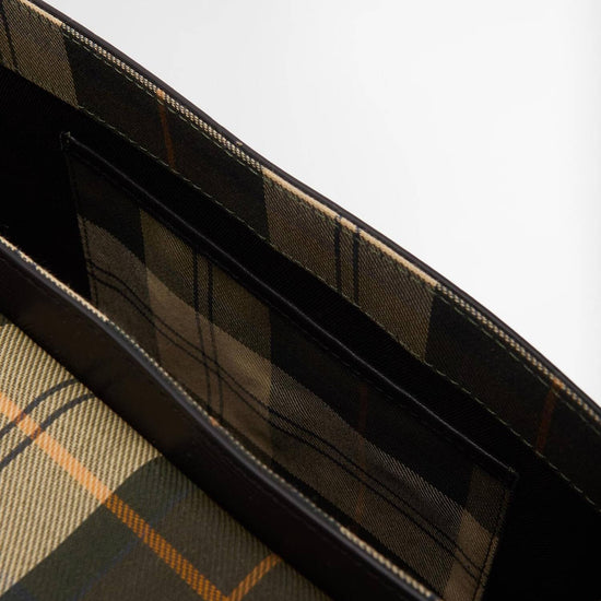 Young Ideas/Henmores - Rosa Deboss Leather Crossbody Bag - BK11 Black/ Deboss Tartan - OS