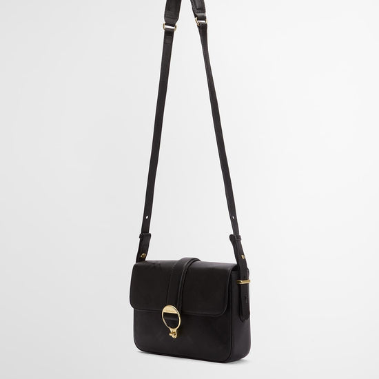 Young Ideas/Henmores - Rosa Deboss Leather Crossbody Bag - BK11 Black/ Deboss Tartan - OS