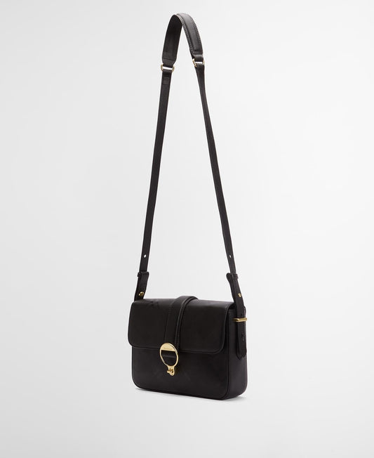 Young Ideas/Henmores - Rosa Deboss Leather Crossbody Bag - BK11 Black/ Deboss Tartan - OS