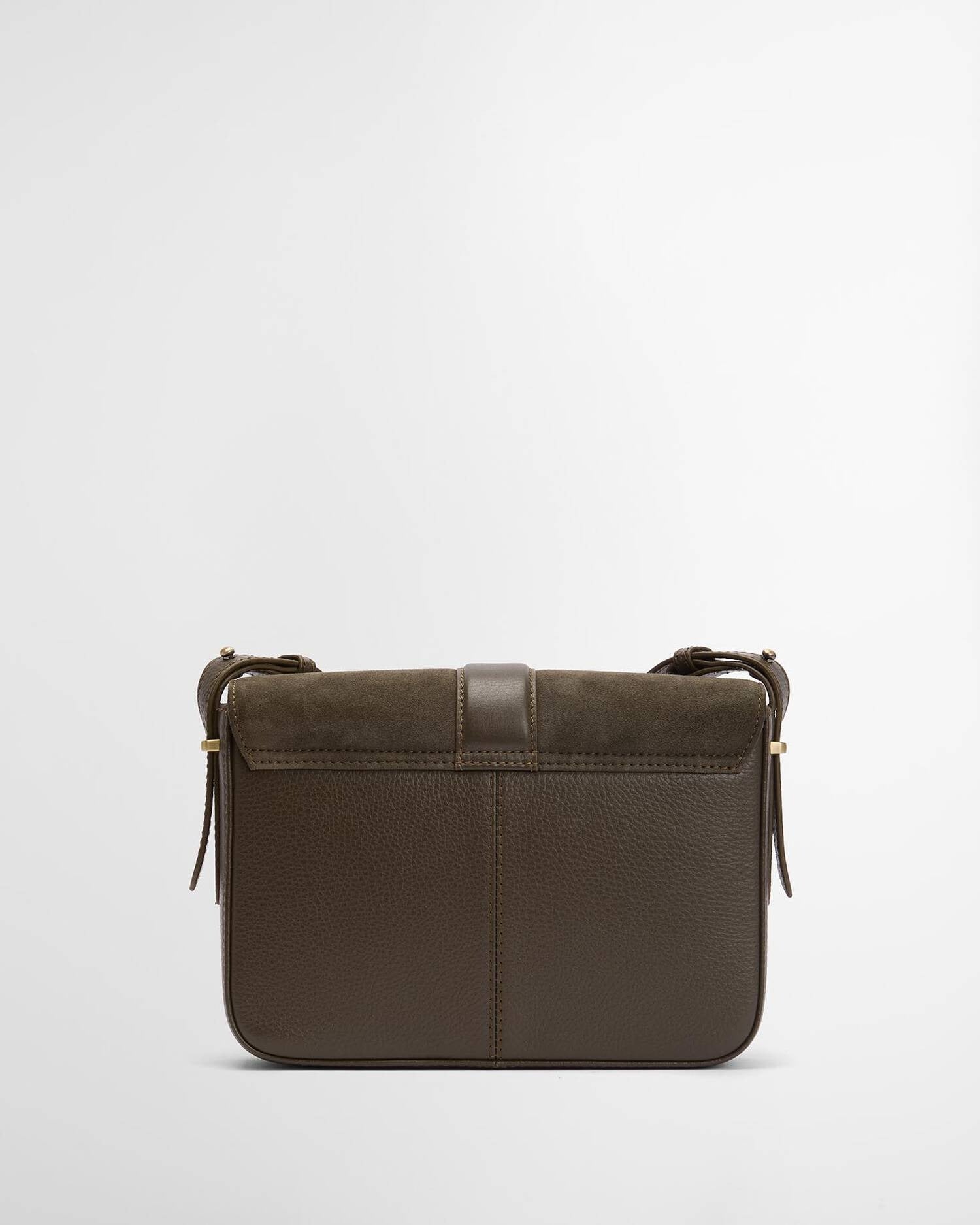 Young Ideas/Henmores - Rosa Suede & Leather Crossbody Bag - RE94 Burgundy - OS