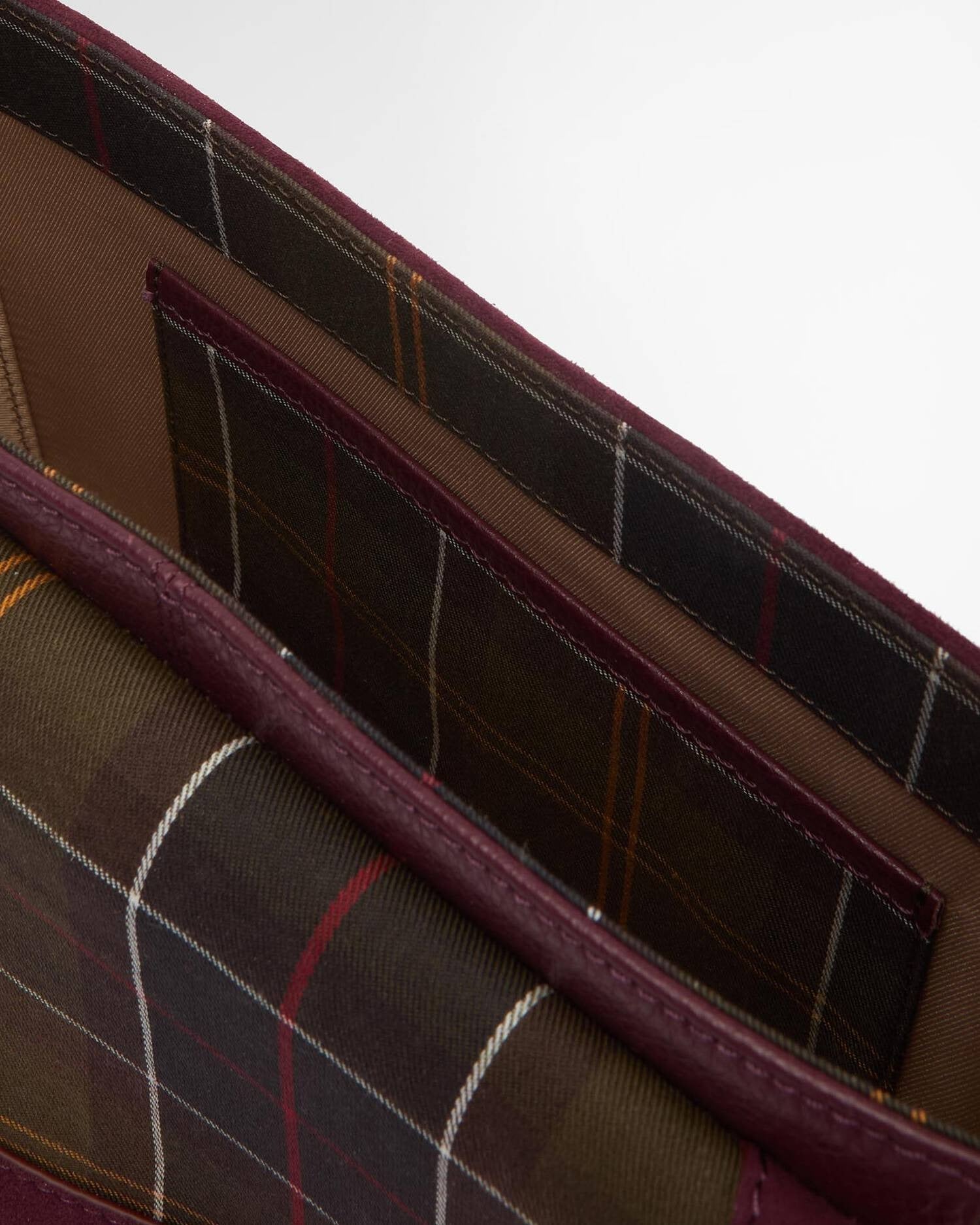 Young Ideas/Henmores - Rosa Suede & Leather Crossbody Bag - RE94 Burgundy - OS