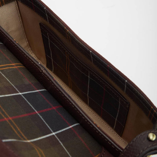 Young Ideas/Henmores - Rosa Suede & Leather Crossbody Bag - RE94 Burgundy - OS