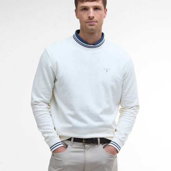 Young Ideas/Henmores - Rosford Crewneck Sweatshirt - WH32 Whisper White - M