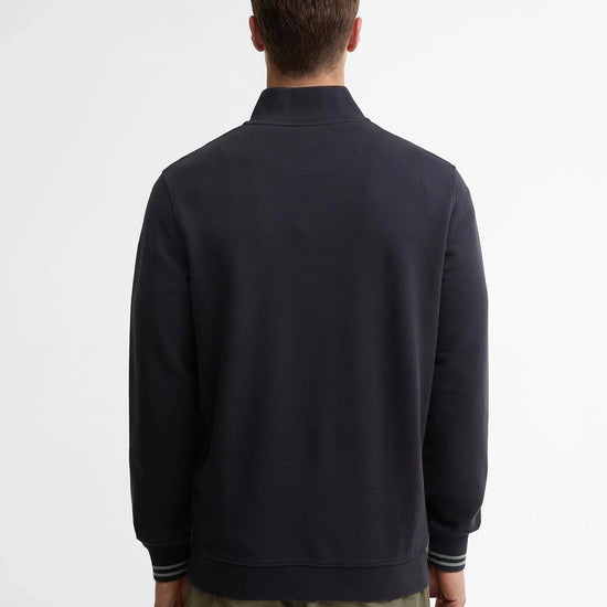 Young Ideas & Henmores - Rosford Half Zip Sweatshirt - NY74 Dark Navy - M