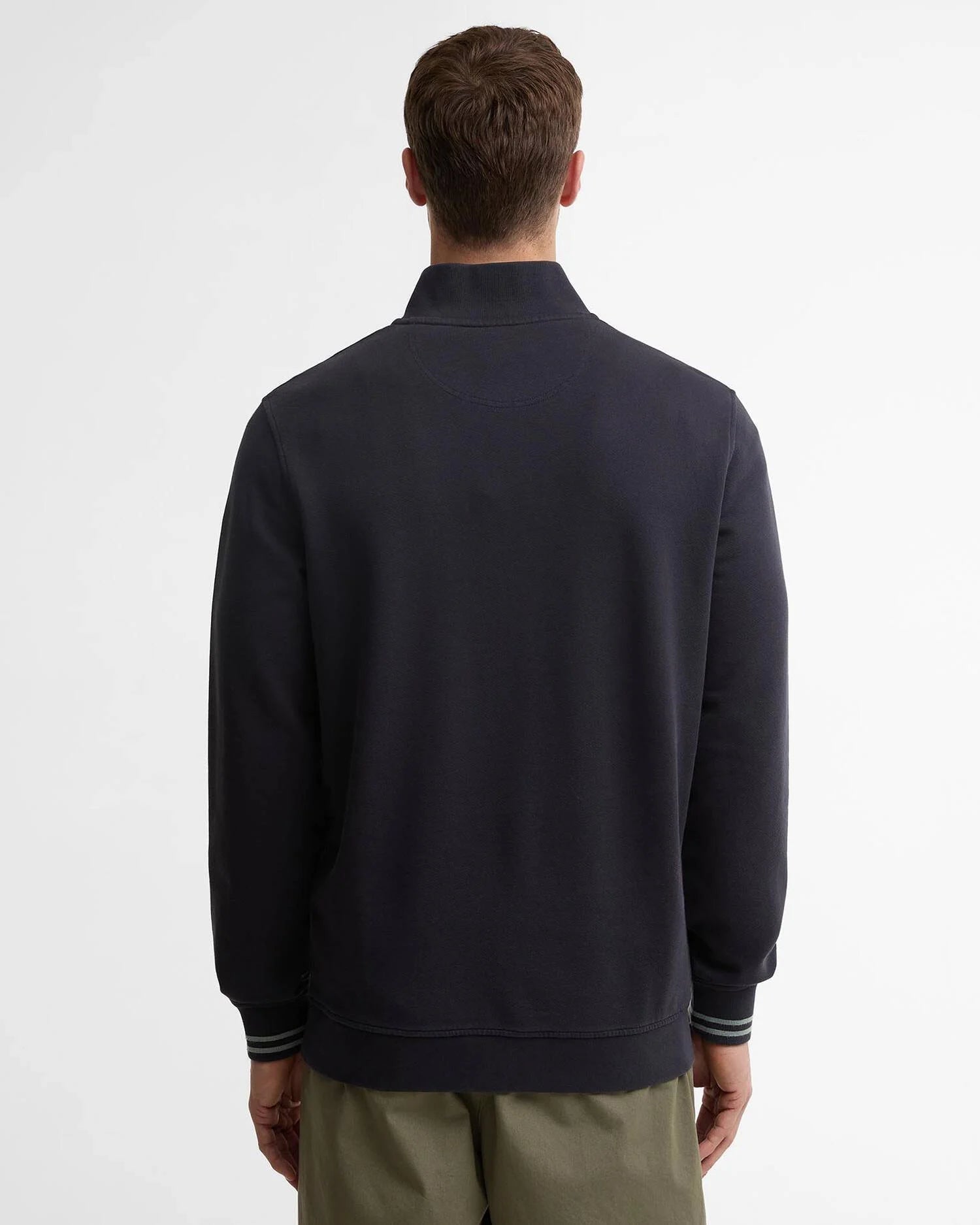 Young Ideas & Henmores - Rosford Half Zip Sweatshirt - NY74 Dark Navy - M
