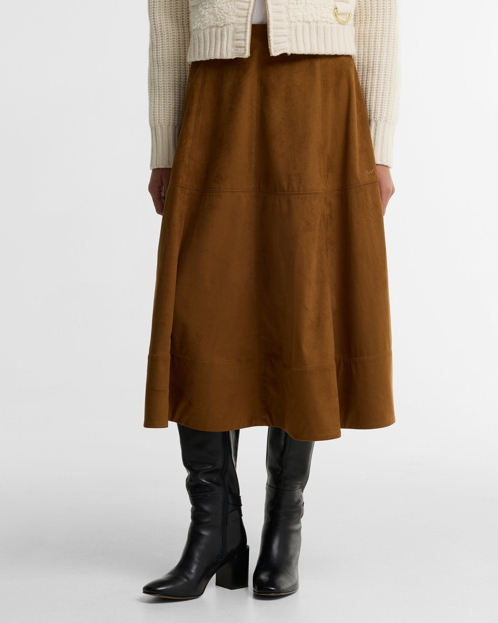 Young Ideas & Henmores -Rothley Midi Skirt -TA52 Tan -6