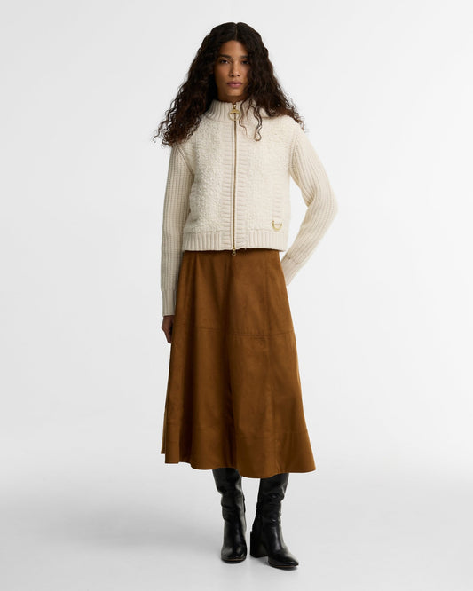 Young Ideas & Henmores -Rothley Midi Skirt -TA52 Tan -6
