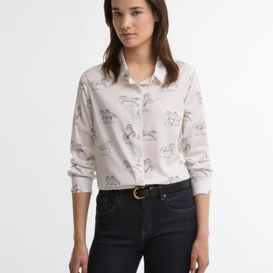 Young Ideas & Henmores -Safari Shirt -MI72 Multi Horse -8
