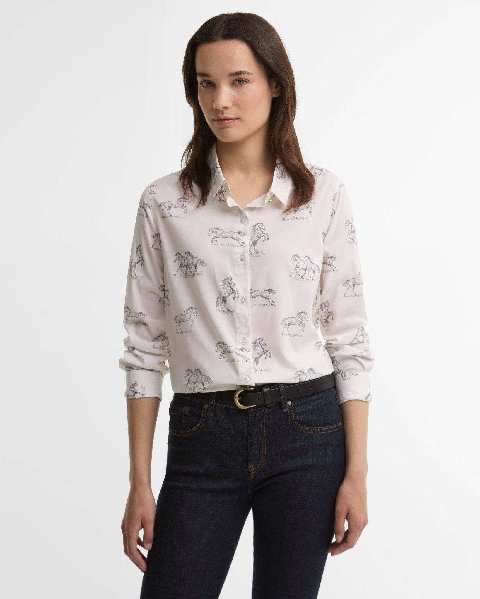 Young Ideas & Henmores -Safari Shirt -MI72 Multi Horse -8