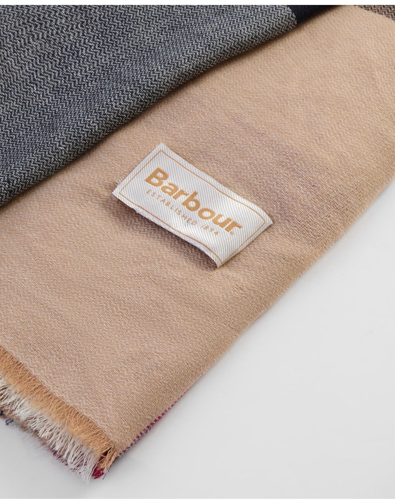 Young Ideas/Henmores - Saffron Tartan Scarf - BR51 Hessian Tartan - OS