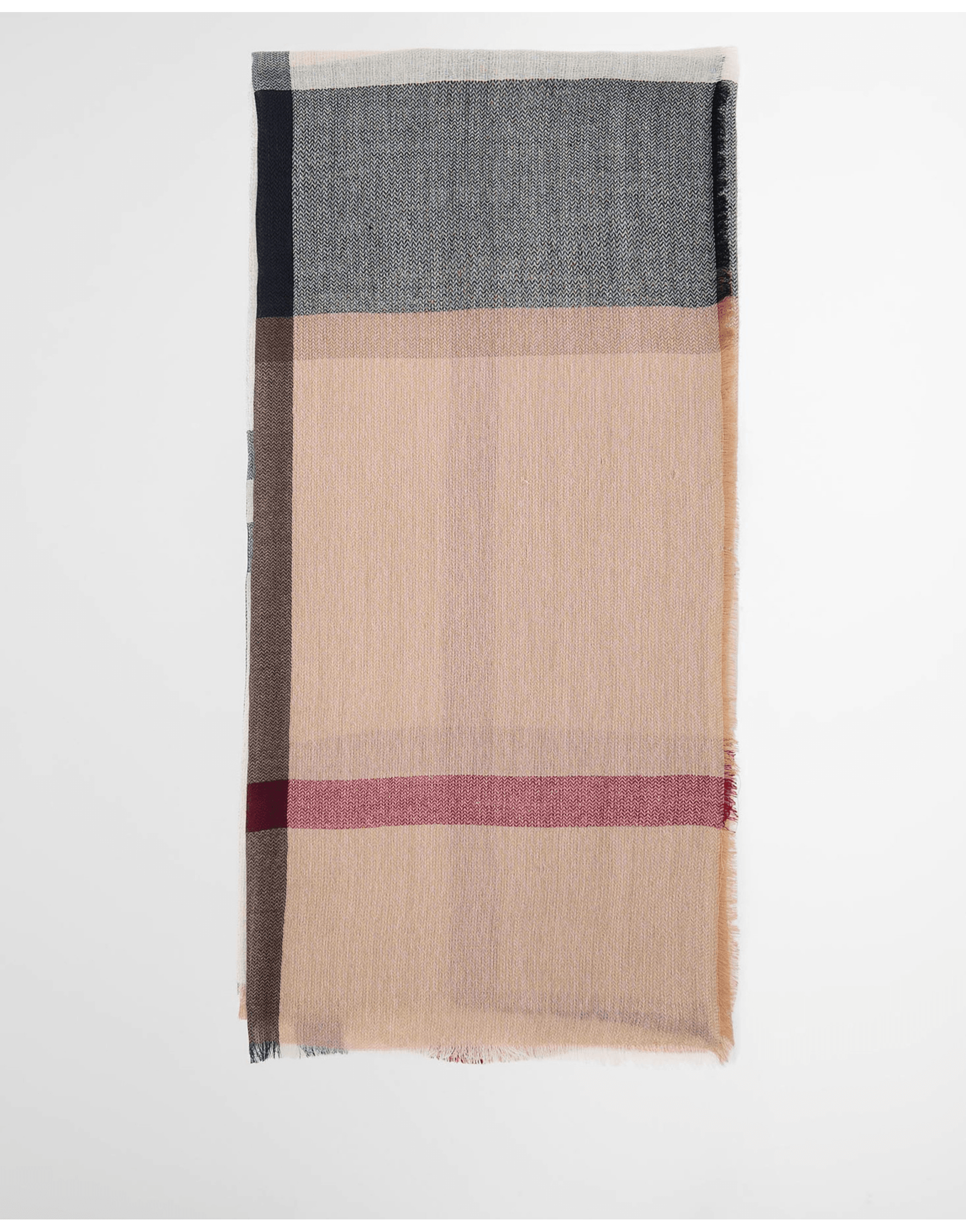 Young Ideas/Henmores - Saffron Tartan Scarf - BR51 Hessian Tartan - OS