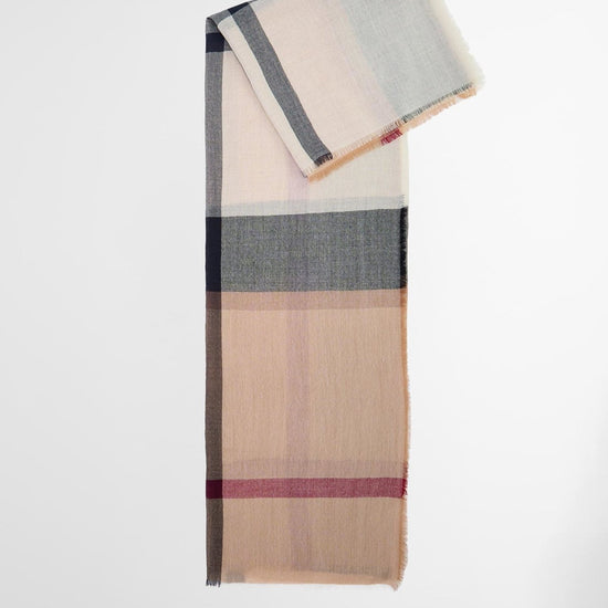 Young Ideas/Henmores - Saffron Tartan Scarf - BR51 Hessian Tartan - OS