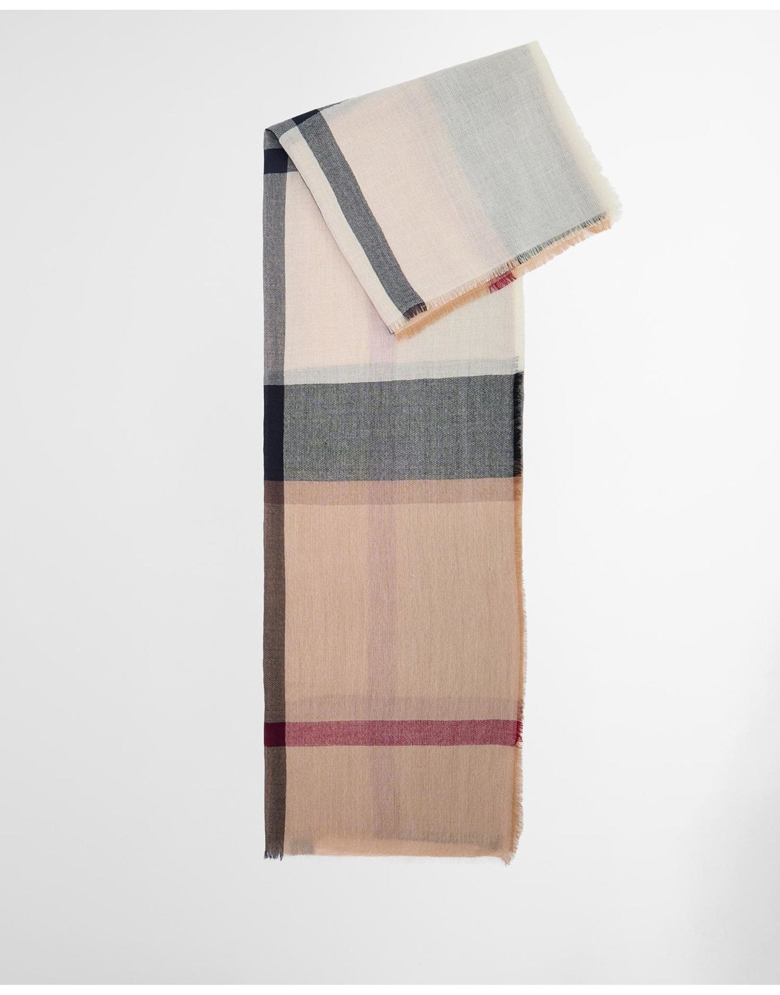 Young Ideas/Henmores - Saffron Tartan Scarf - BR51 Hessian Tartan - OS