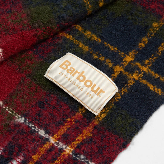 Young Ideas/Henmores - Saltburn Beanie & Tartan Scarf Gift Set - TN69 Winterberry Tartan - OS