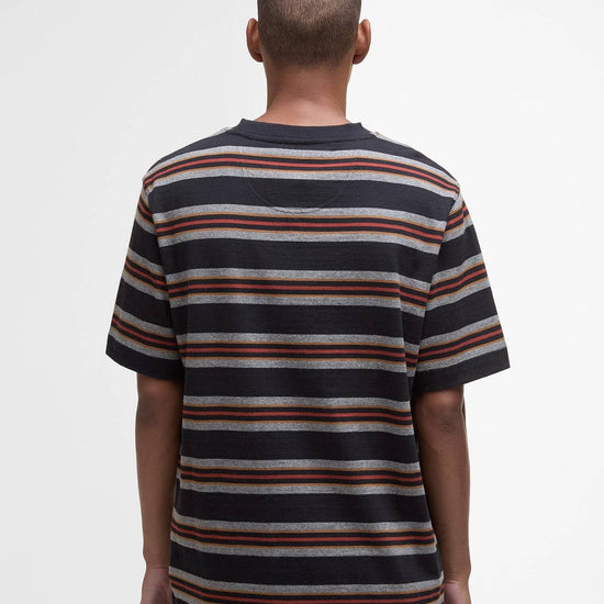 Young Ideas/Henmores - Sandwick Relaxed Striped T-Shirt - BK31 Black - M