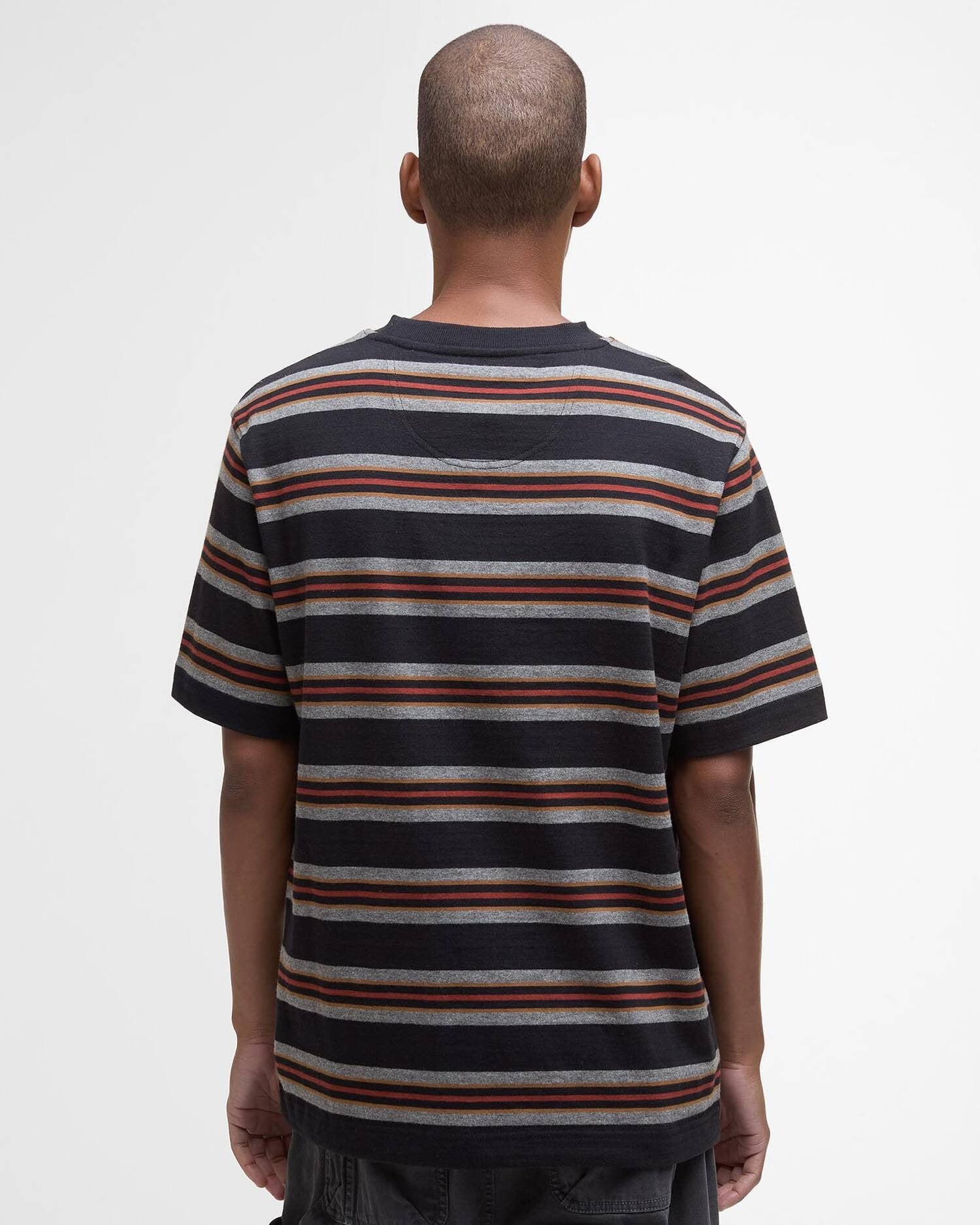 Young Ideas/Henmores - Sandwick Relaxed Striped T-Shirt - BK31 Black - M