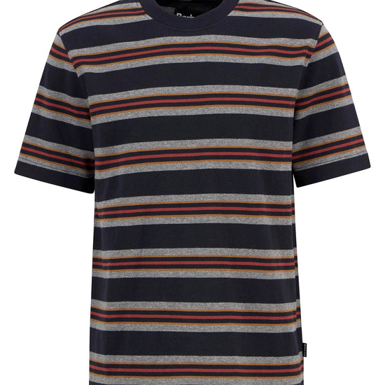Young Ideas/Henmores - Sandwick Relaxed Striped T-Shirt - BK31 Black - M