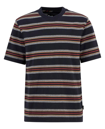 Young Ideas/Henmores - Sandwick Relaxed Striped T-Shirt - BK31 Black - M