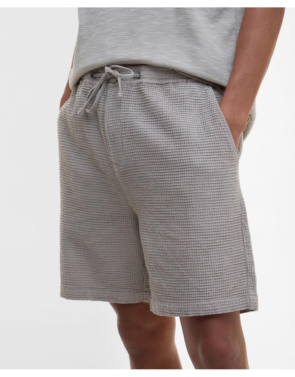 Young Ideas/Henmores - Sandwood Waffle Short - GN15 Light Moss - M