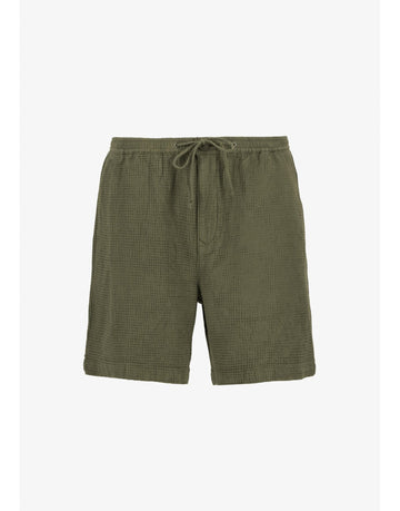 Young Ideas/Henmores - Sandwood Waffle Short - GN15 Light Moss - M