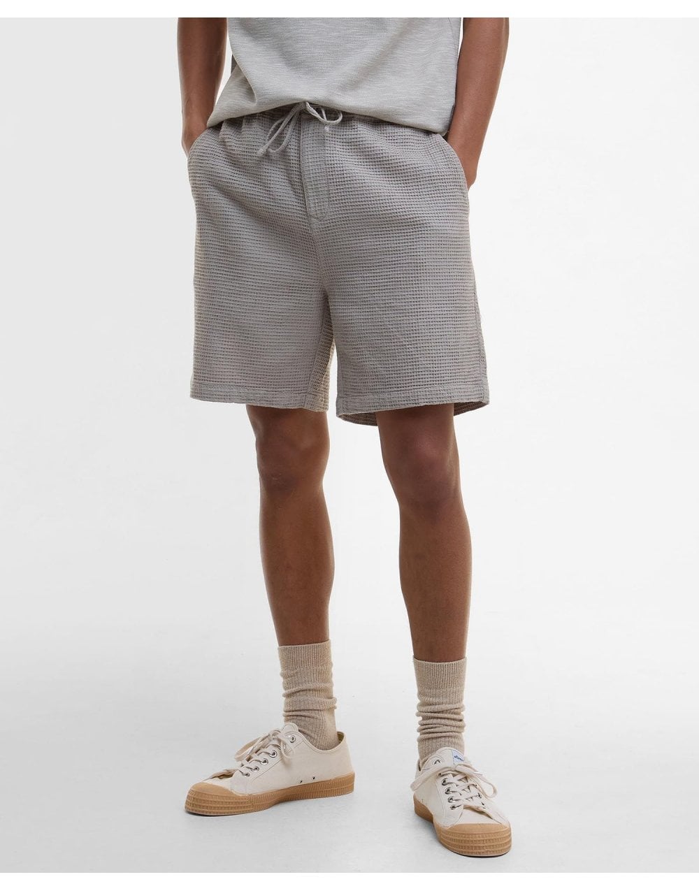 Young Ideas/Henmores - Sandwood Waffle Short - GN15 Light Moss - M