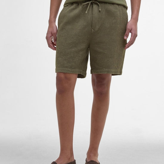 Young Ideas/Henmores - Sandwood Waffle Short - GN15 Light Moss - M