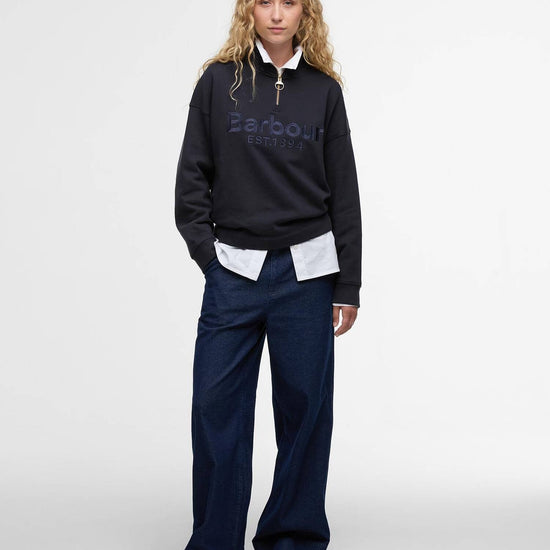 Young Ideas/Henmores - Sara Half Zip Sweatshirt - NY99 Dark Navy - 8