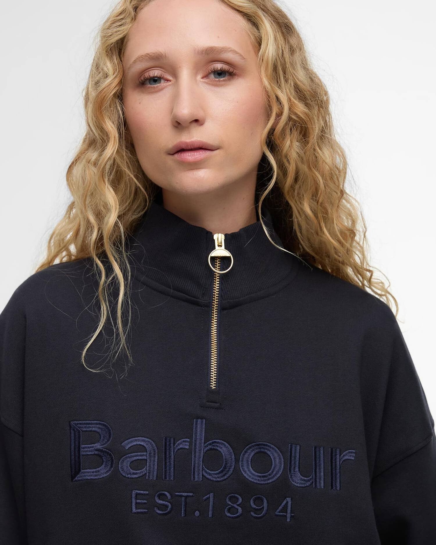 Young Ideas/Henmores - Sara Half Zip Sweatshirt - NY99 Dark Navy - 8