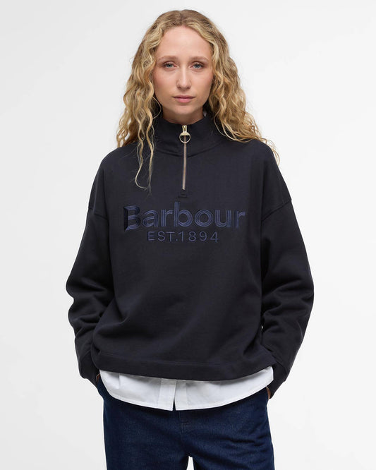 Young Ideas/Henmores - Sara Half Zip Sweatshirt - NY99 Dark Navy - 8