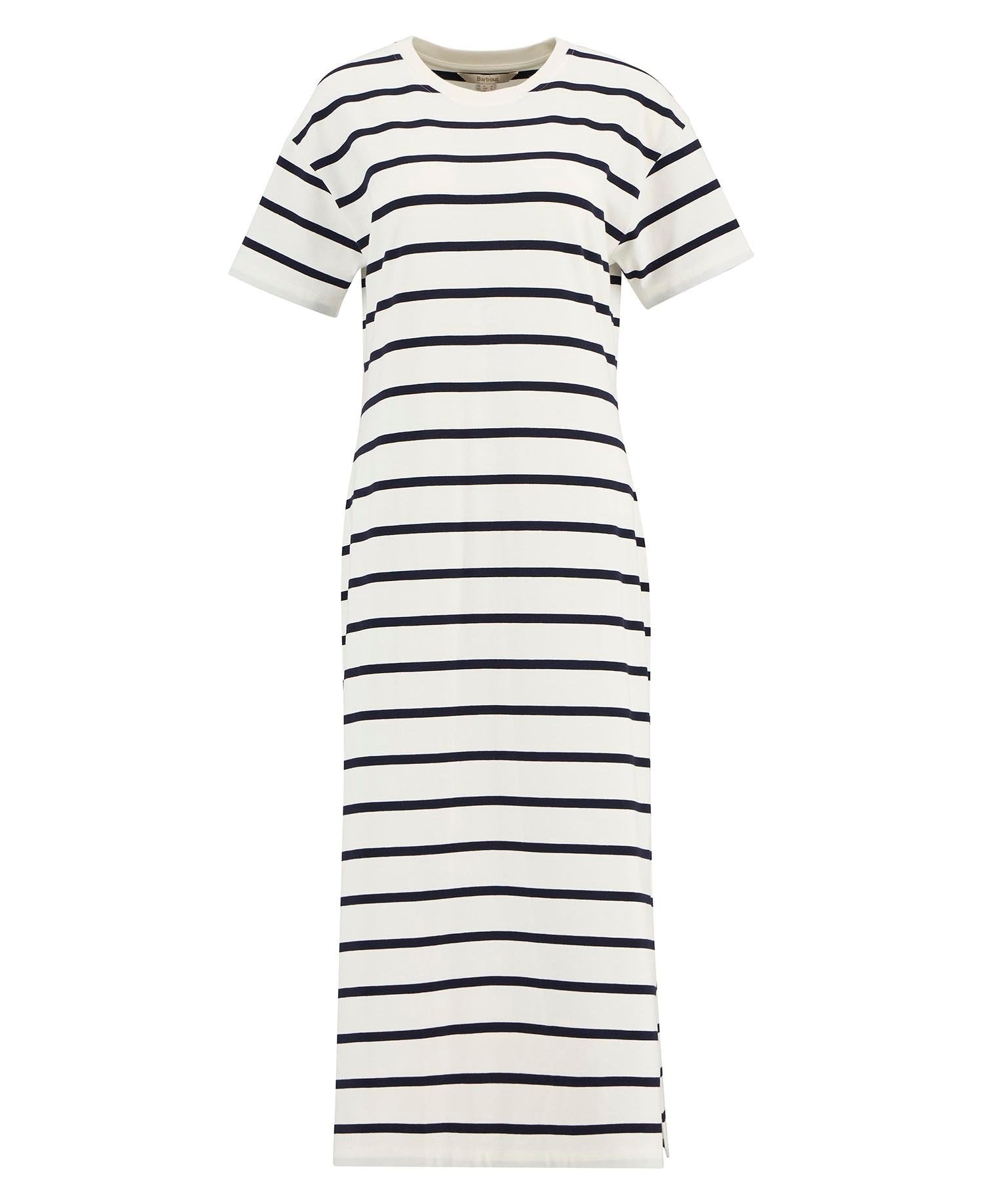 Young Ideas/Henmores - Selena Midi Dress - NY73 Cloud/Navy Stripe - 8
