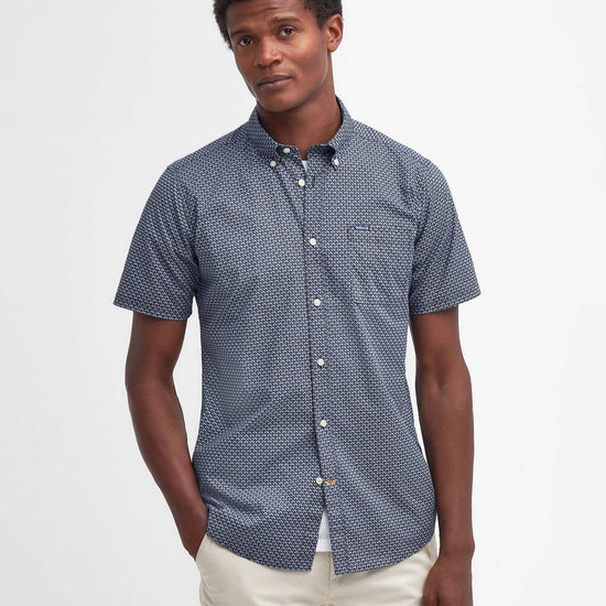 Young Ideas & Henmores - Shell S/S Tailored Shirt - NY91 Navy - M
